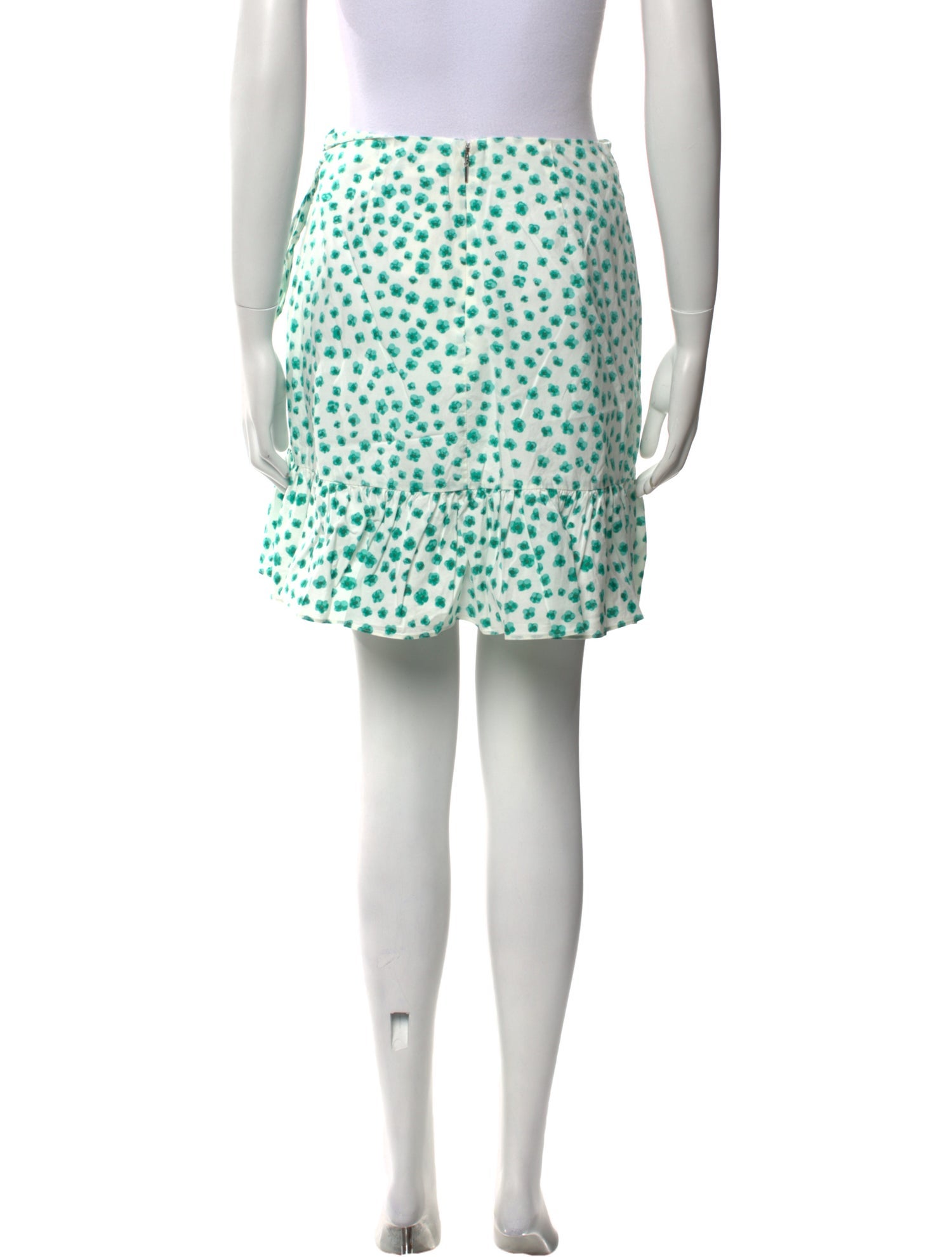 Rebecca Taylor Polka Dot Print Mini Skirt